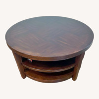 Coffee Table With thin Veneer Over Wood