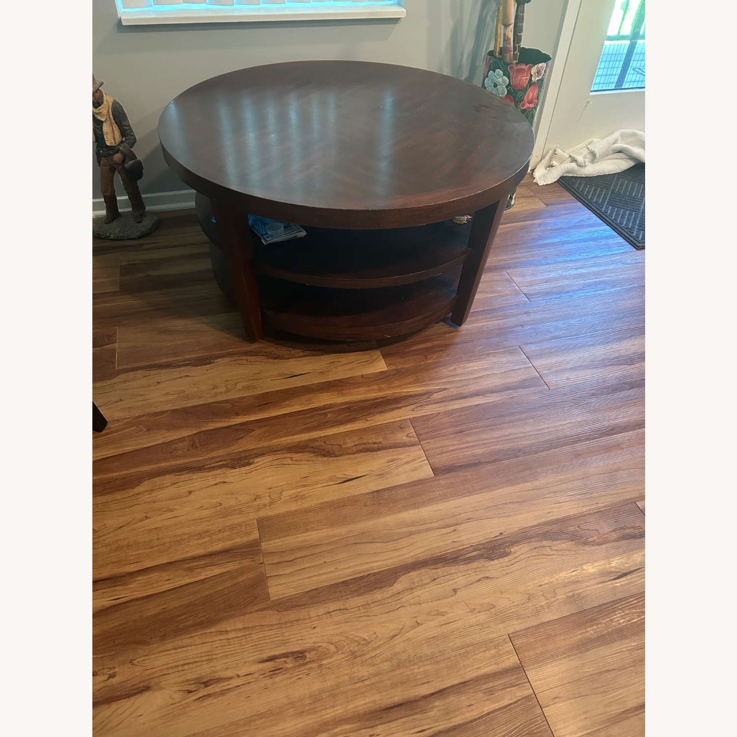 Coffee Table With thin Veneer Over Wood - image-7