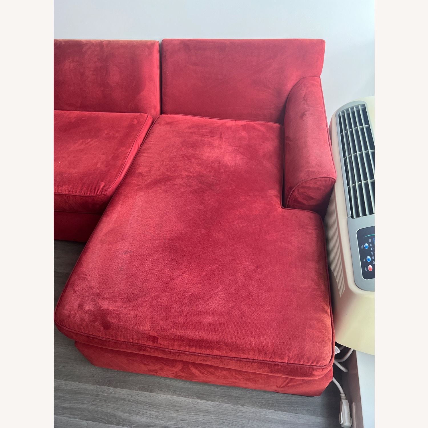 Max Home Red 3+ Piece Sectional - image-4
