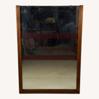 Mid Century Wall Mirror with Vinyl Printed Decal