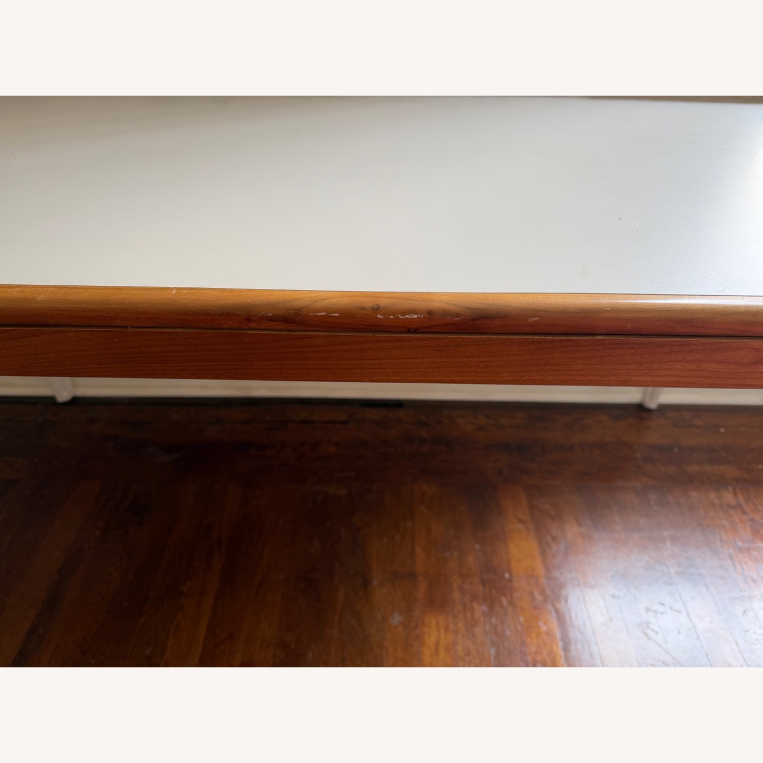 Herman Miller Airia White Metal Wood Desk - image-5