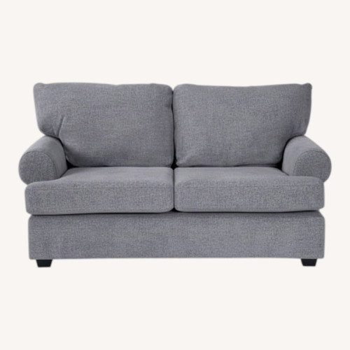 Used Dark Gray Fabric Loveseat for sale on AptDeco