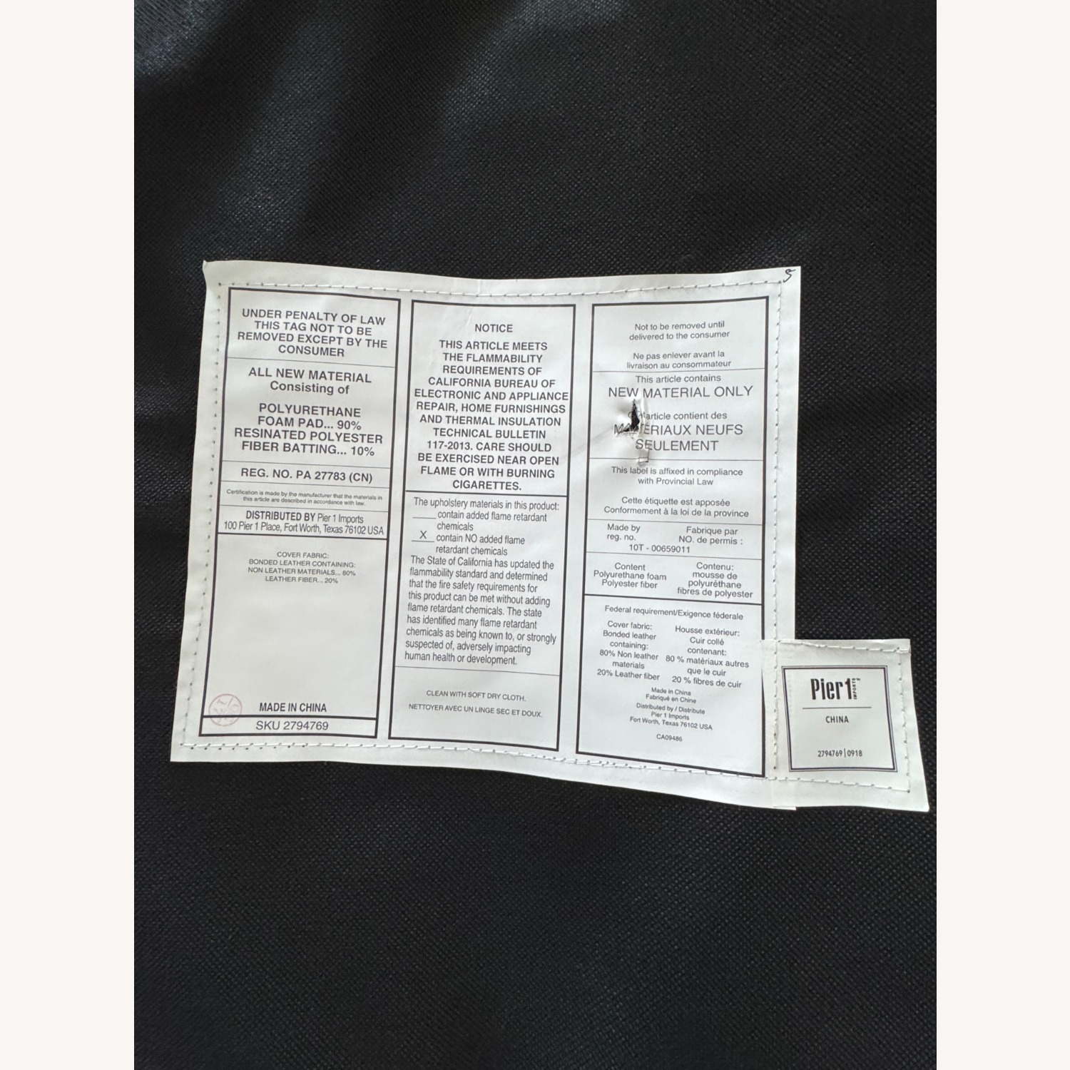 Natural Leather Accent Chair - image-17