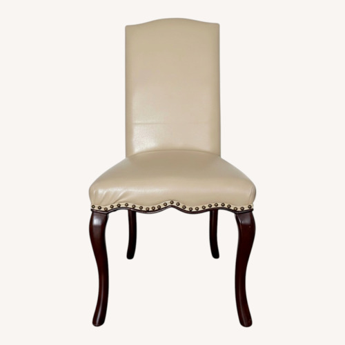 Used Natural Leather Accent Chair for sale on AptDeco