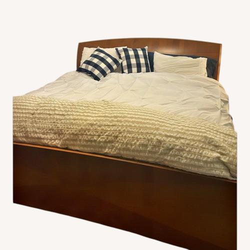 Used ByDesign Dark Brown King Bed for sale on AptDeco