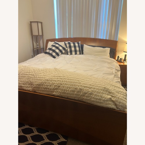 Used ByDesign Dark Brown King Bed for sale on AptDeco