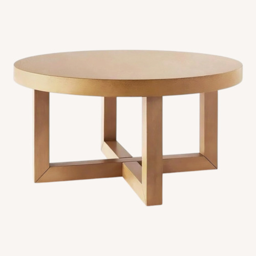 Used Studio Mcgee Natural Wood Coffee Table for sale on AptDeco