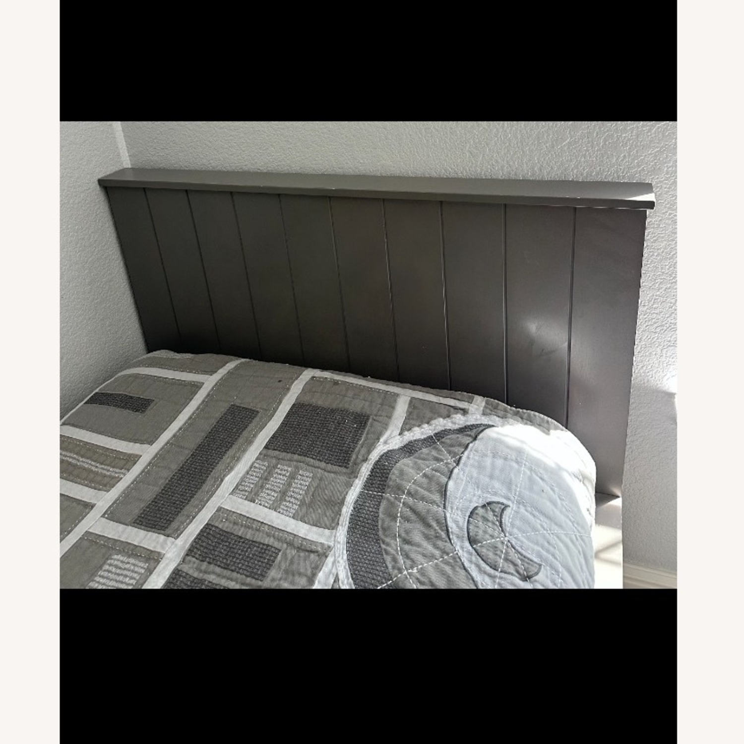 Restoration Hardware Dark Gray Haven Storage Bed - image-3