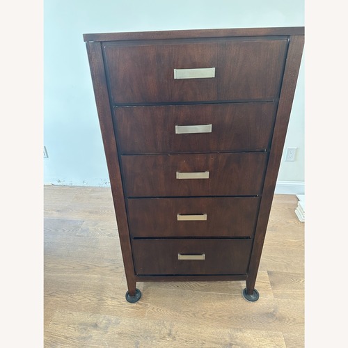 Used Cherry Wood 5-Drawer Dresser – Hardwood for sale on AptDeco