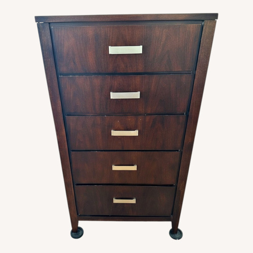 Used Cherry Wood 5-Drawer Dresser – Hardwood for sale on AptDeco
