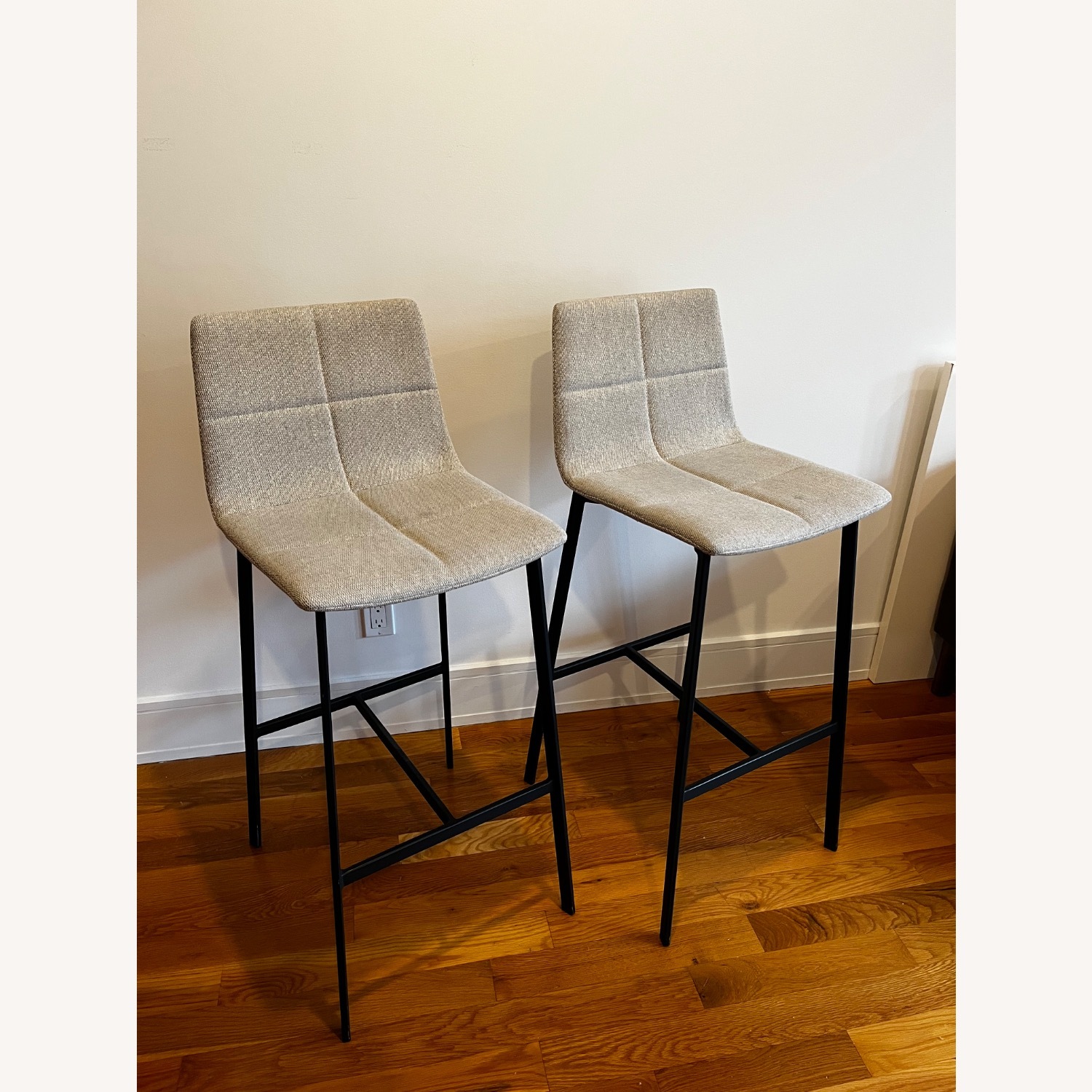 2 Blu Dot Barstools in Tait Stone  - image-1