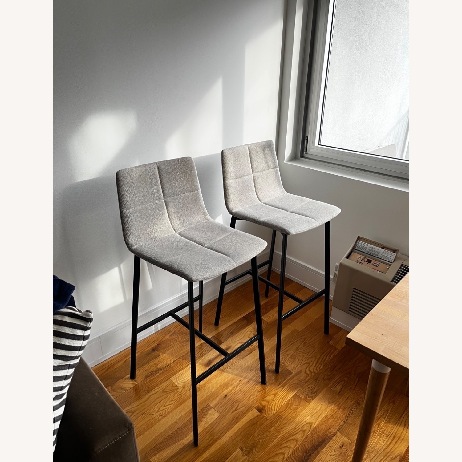 2 Blu Dot Barstools in Tait Stone  - image-2