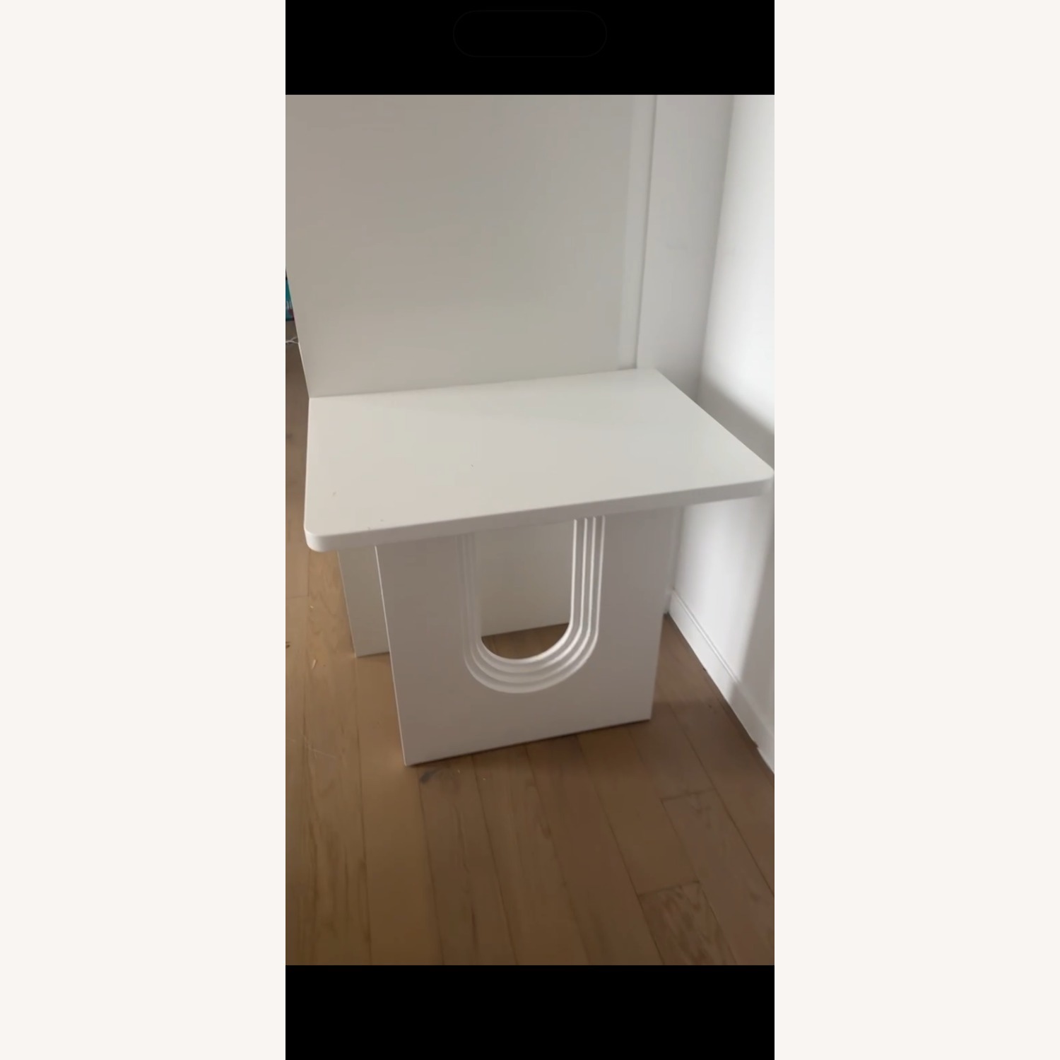 Tribesigns White Wood Dining Table - image-2