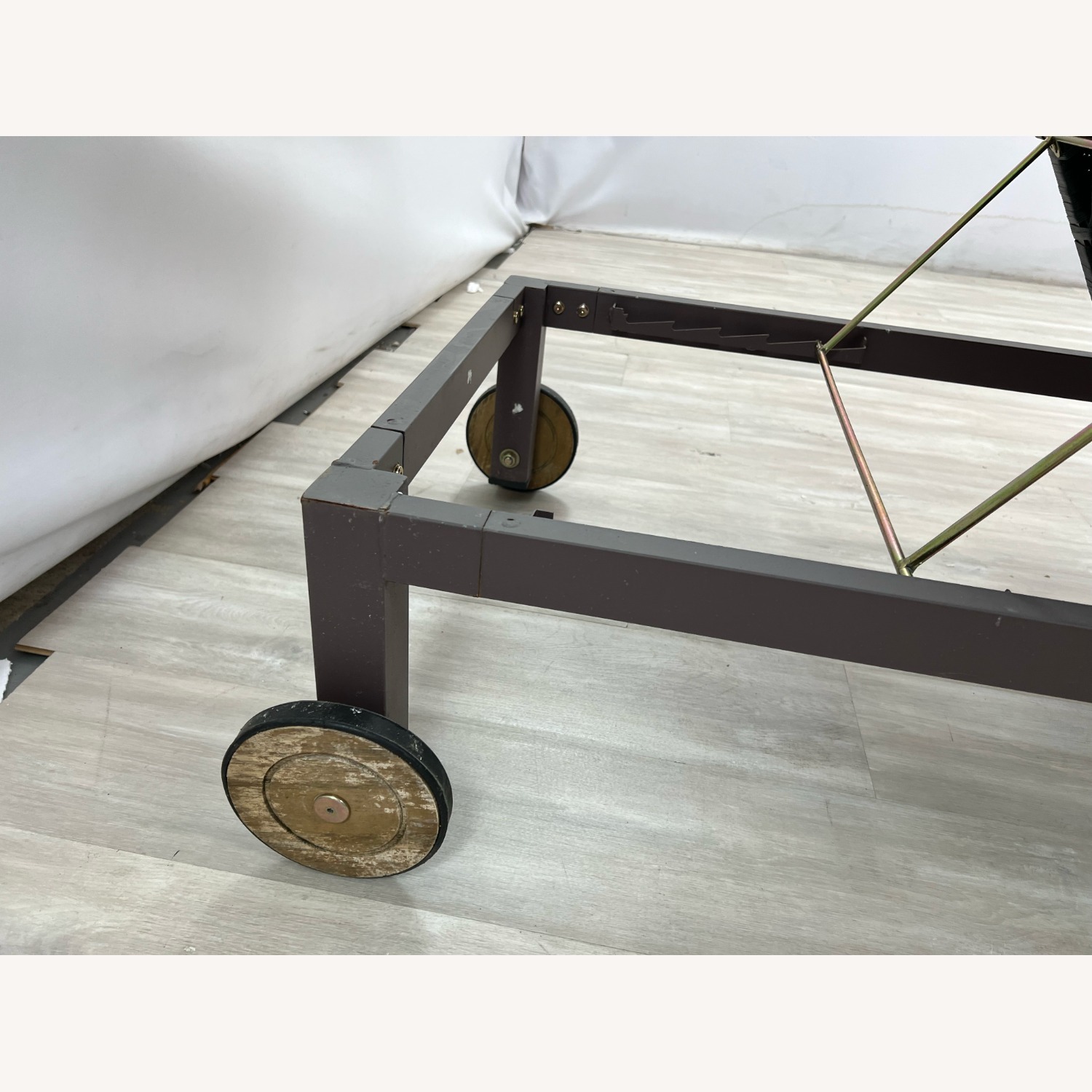 Costway Brown Adjustable Rattan Chair Chaise - image-6