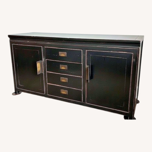 Used Vintage/Antique Ningbo Black Wood Sideboard for sale on AptDeco