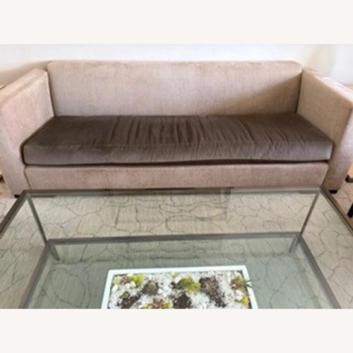 Used Holly Hunt Light Brown Fabric 3+ Seater Sofa for sale on AptDeco