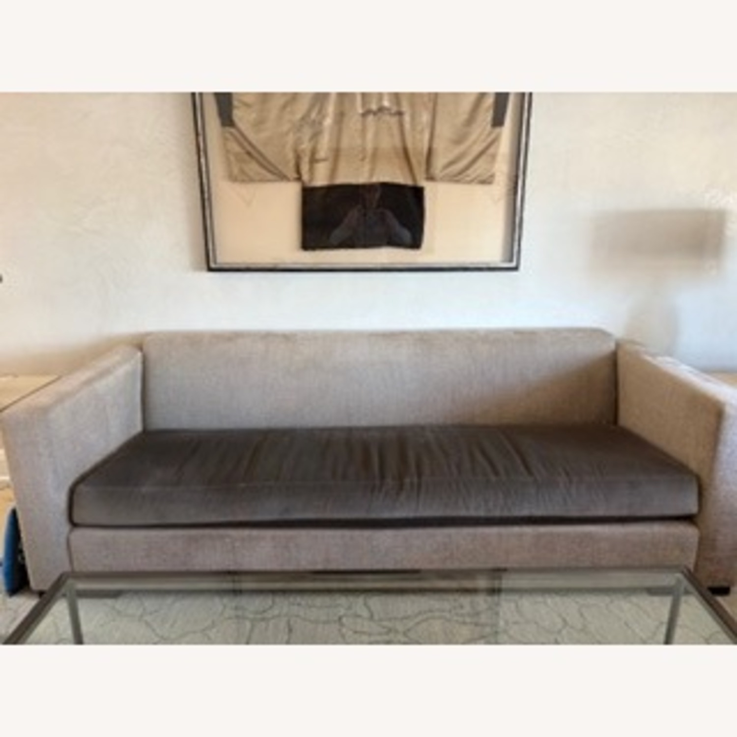 Holly Hunt Light Brown Fabric 3+ Seater Sofa - image-6