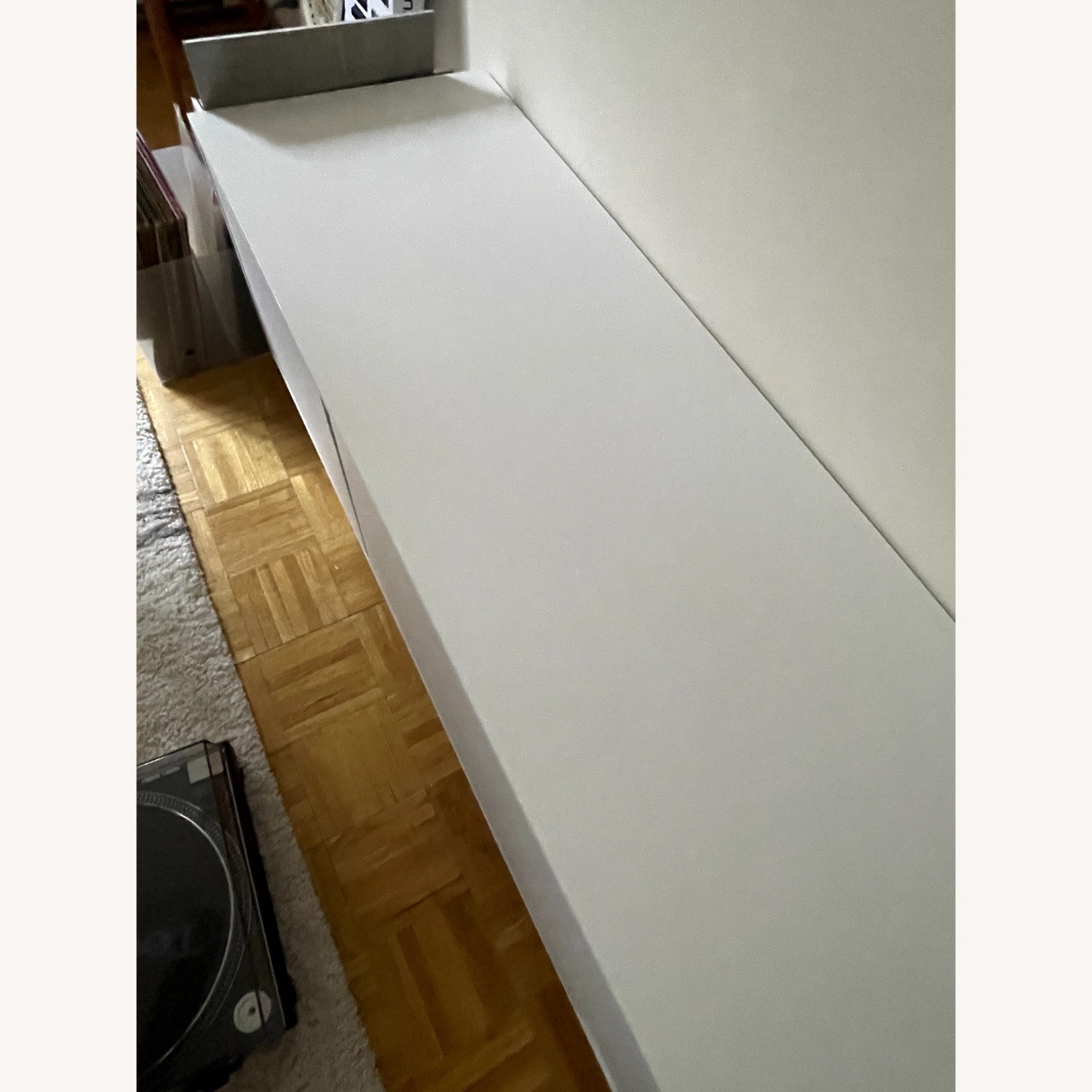 Wade Logan White Wood Veneer Media Storage - image-3