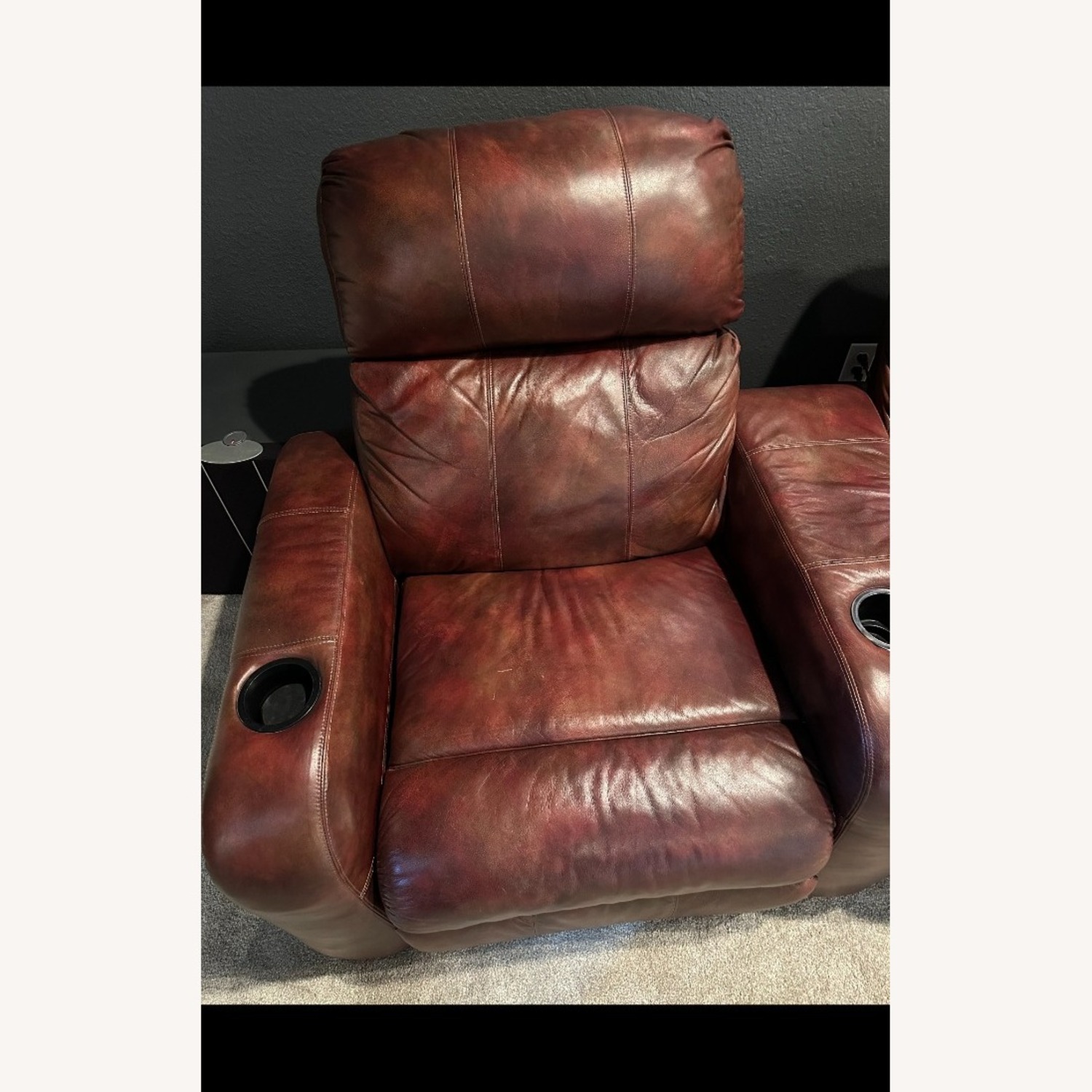 Dark Brown 3+ Piece Sectional Electric Recliner - image-4