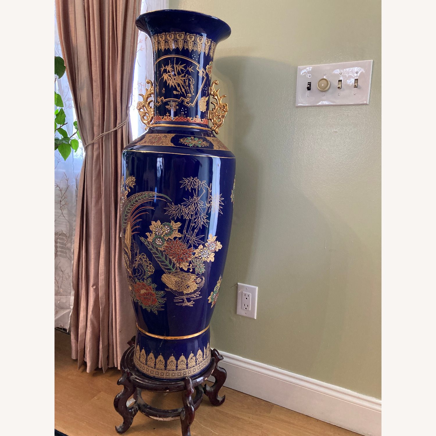Grand Imperial Cobalt Vase - image-1