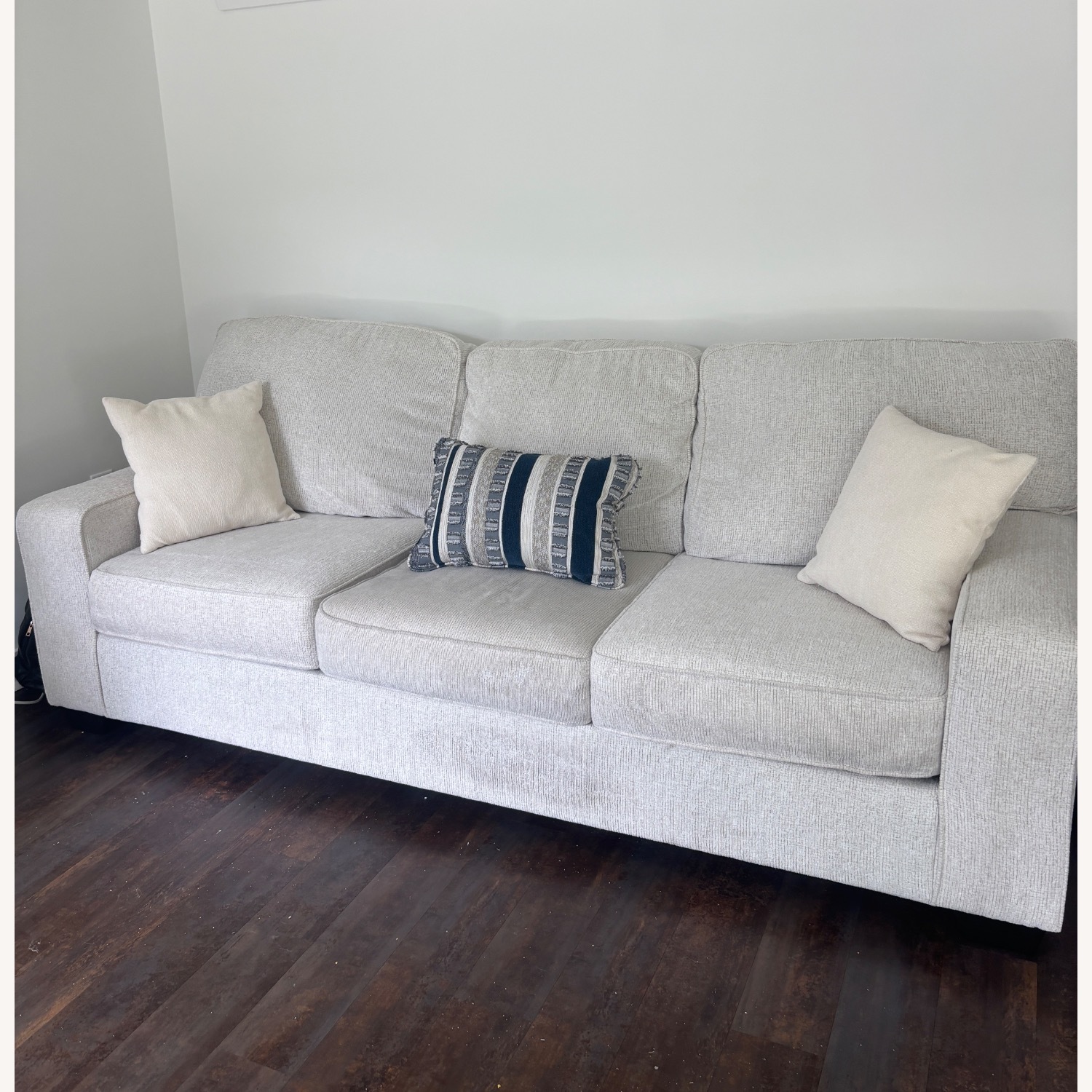 Ashley Furniture White Sofa - image-2