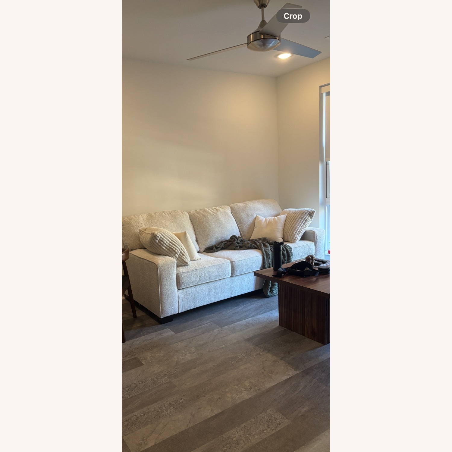 Ashley Furniture White Sofa - image-3