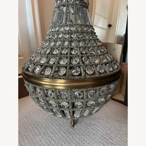 Used Restoration Hardware 19th C. French Empire Crystal Chandelier 21" for sale on AptDeco