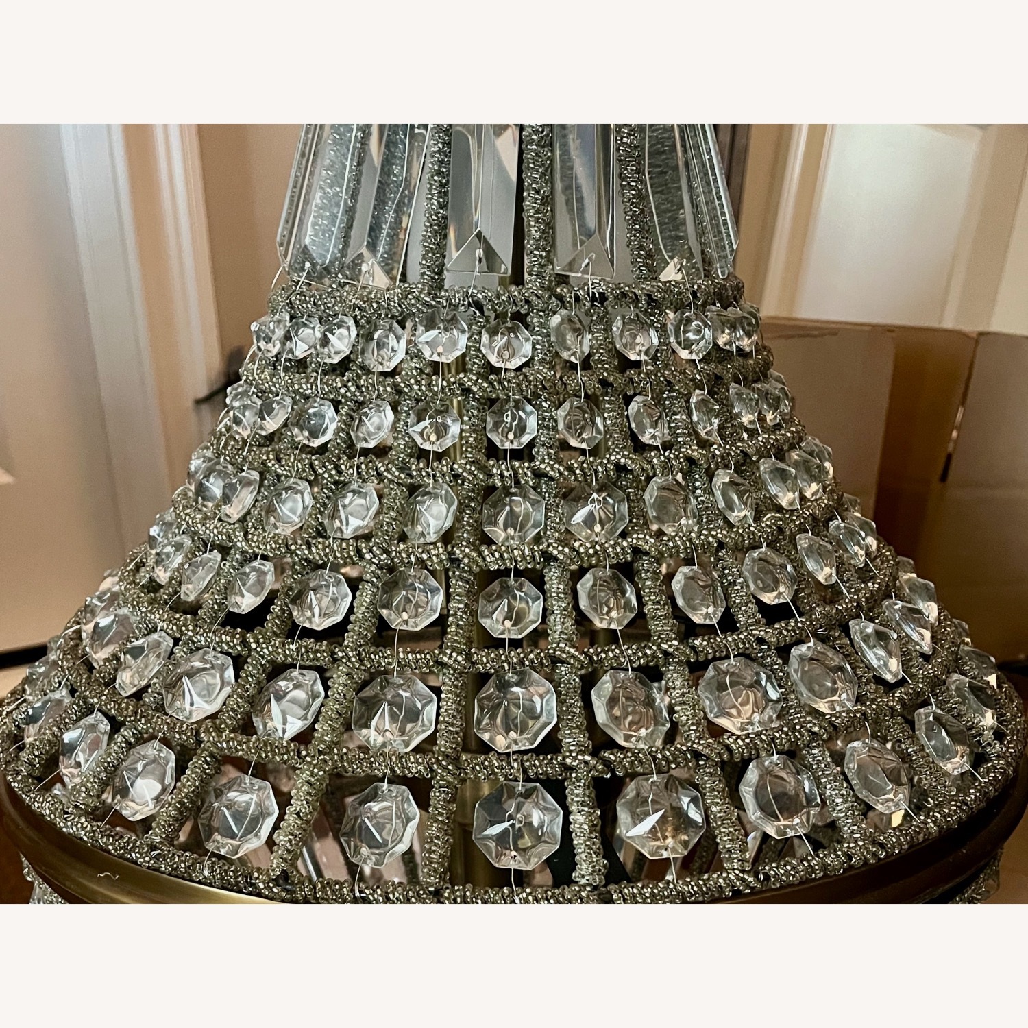 Restoration Hardware 19th C. French Empire Crystal Chandelier 21" - image-3
