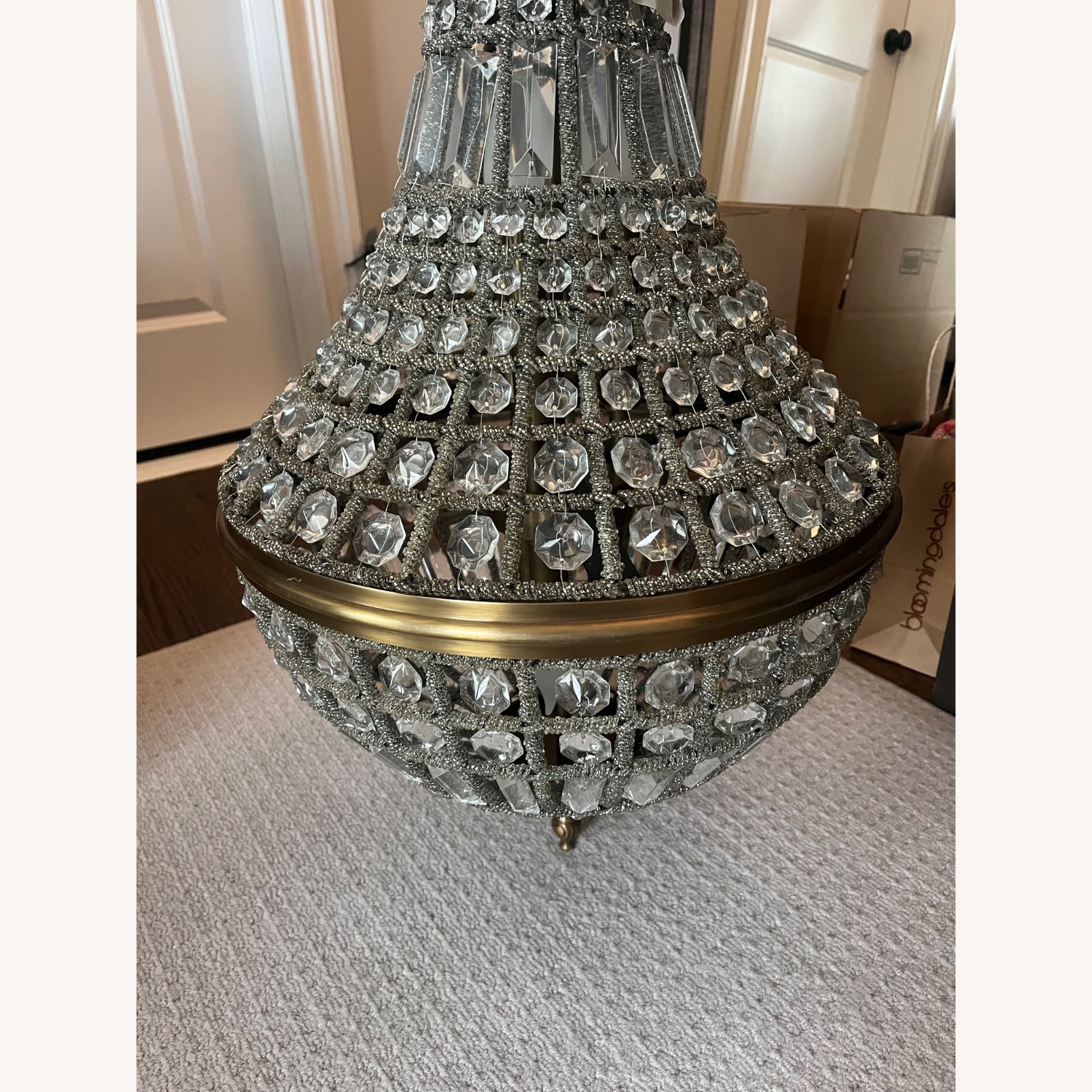 Restoration Hardware 19th C. French Empire Crystal Chandelier 21" - image-2