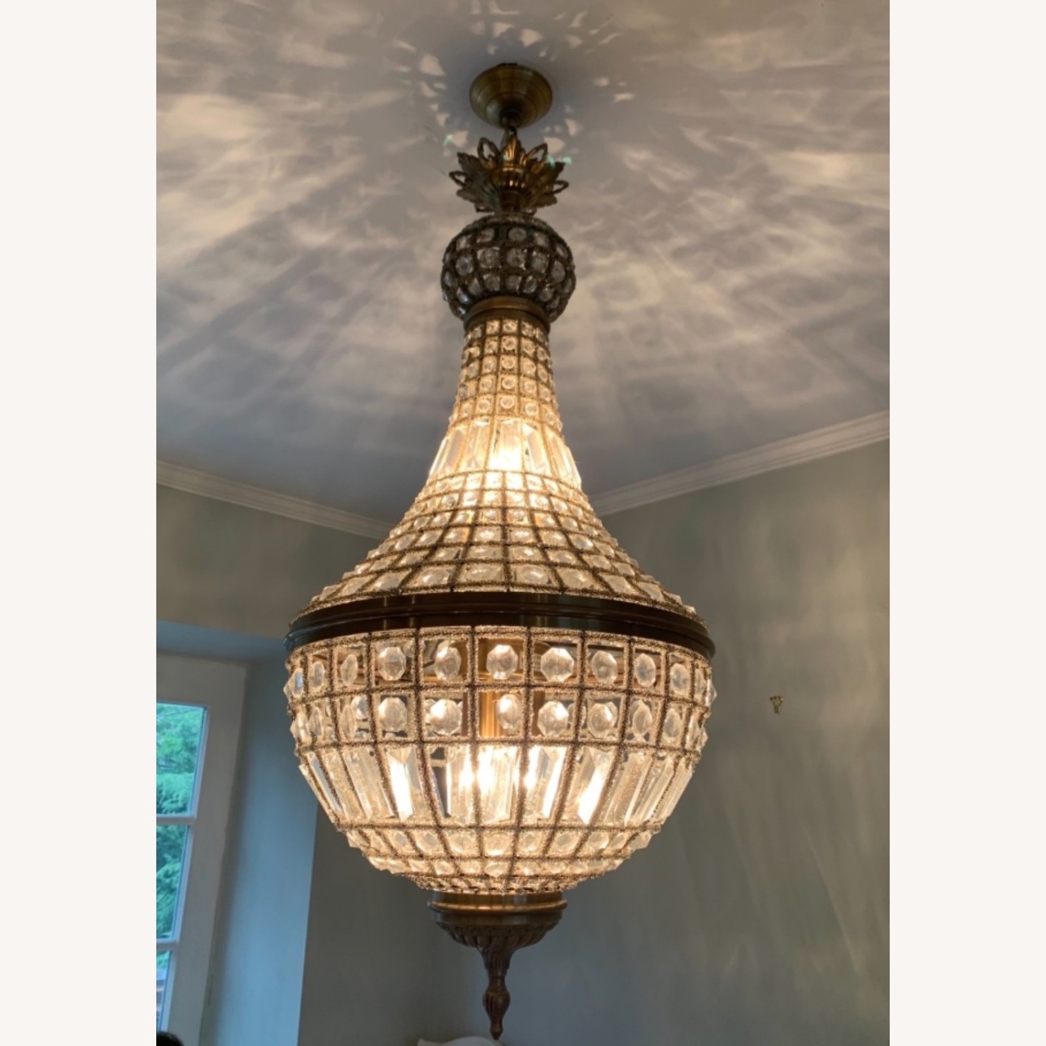 Restoration Hardware 19th C. French Empire Crystal Chandelier 21" - image-4