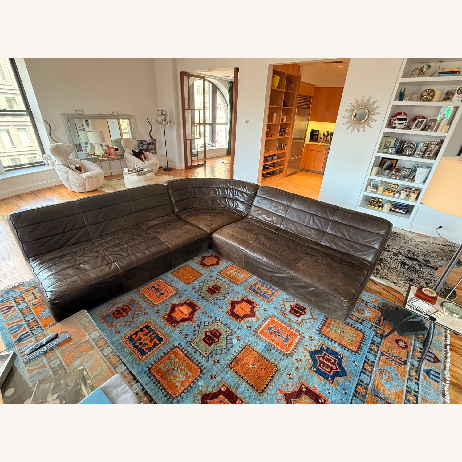 Timothy Oulton Dark Brown 3+ Piece Sectional - image-1