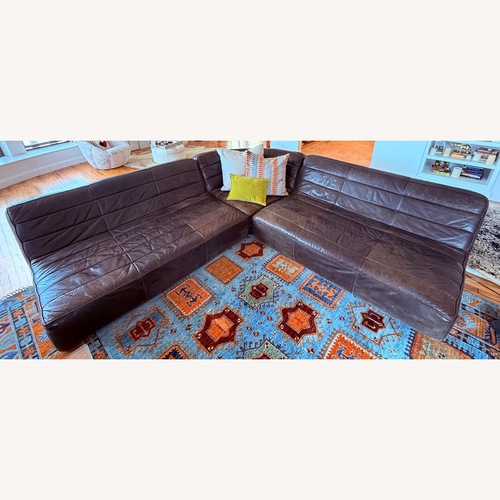 Used Timothy Oulton Dark Brown 3+ Piece Sectional for sale on AptDeco