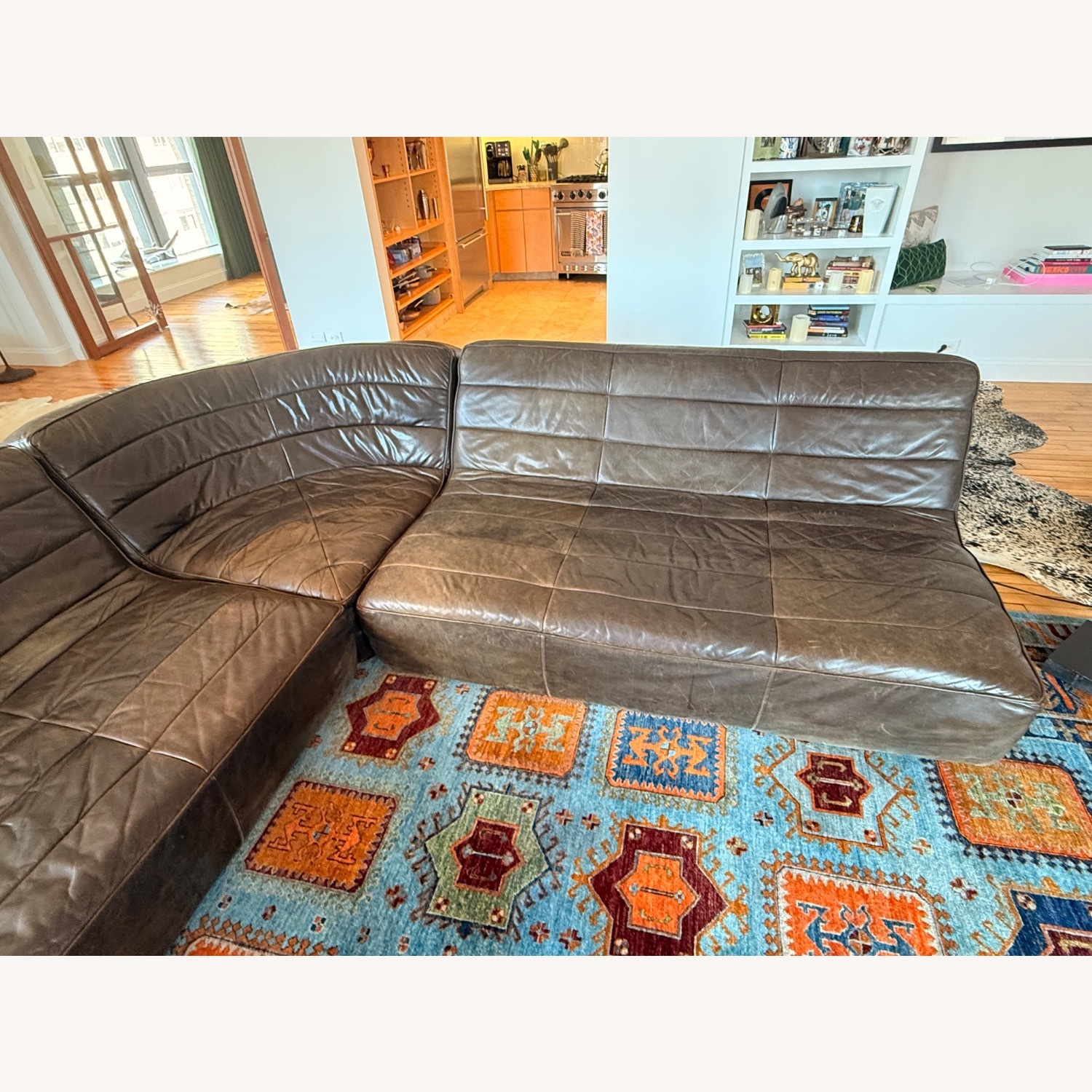 Timothy Oulton Dark Brown 3+ Piece Sectional - image-8