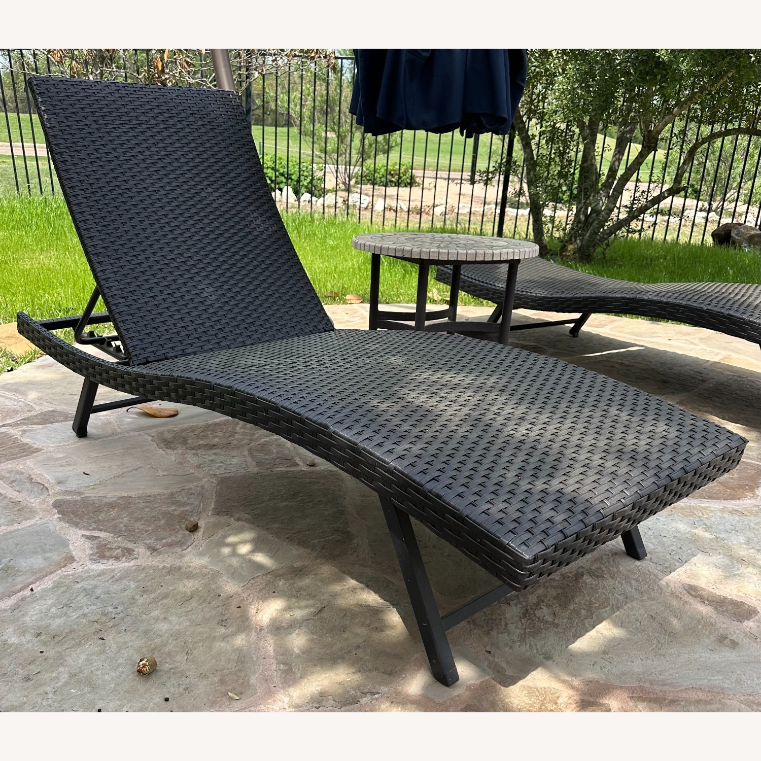 Black Patio Tanning Chairs - image-4