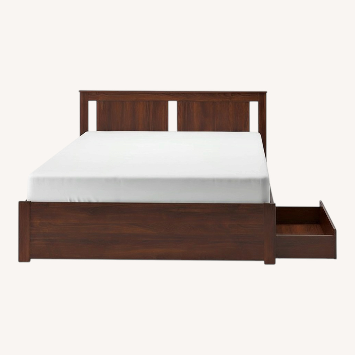 IKEA Dark Brown Full Bed - image-0
