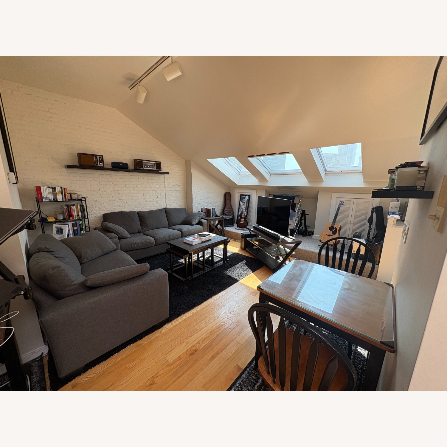  Metro 65" Loveseat (2 Pillows) in Gino Charcoal - image-7