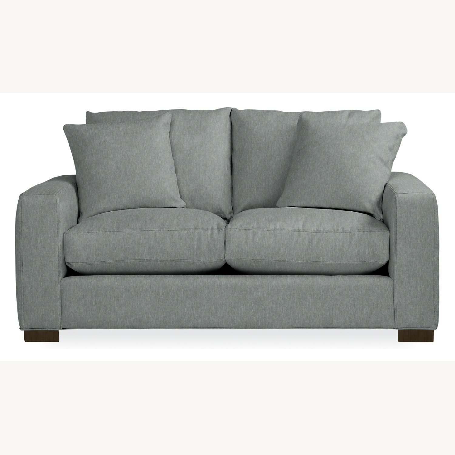  Metro 65" Loveseat (2 Pillows) in Gino Charcoal - image-5