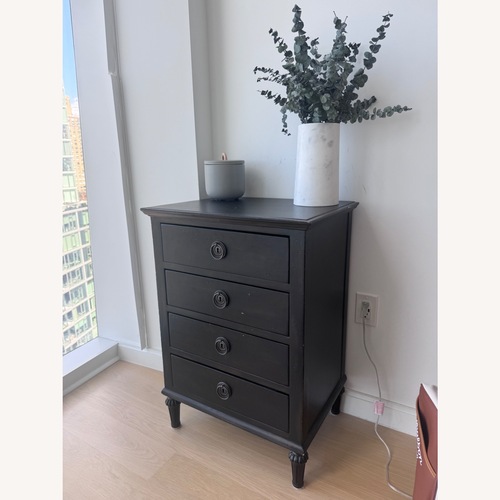 Used Restoration Hardware Black Maison Closed Nighstand for sale on AptDeco