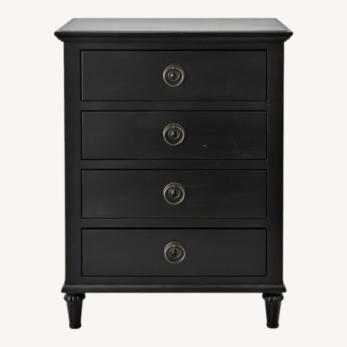 Used Restoration Hardware Black Maison Closed Nighstand for sale on AptDeco