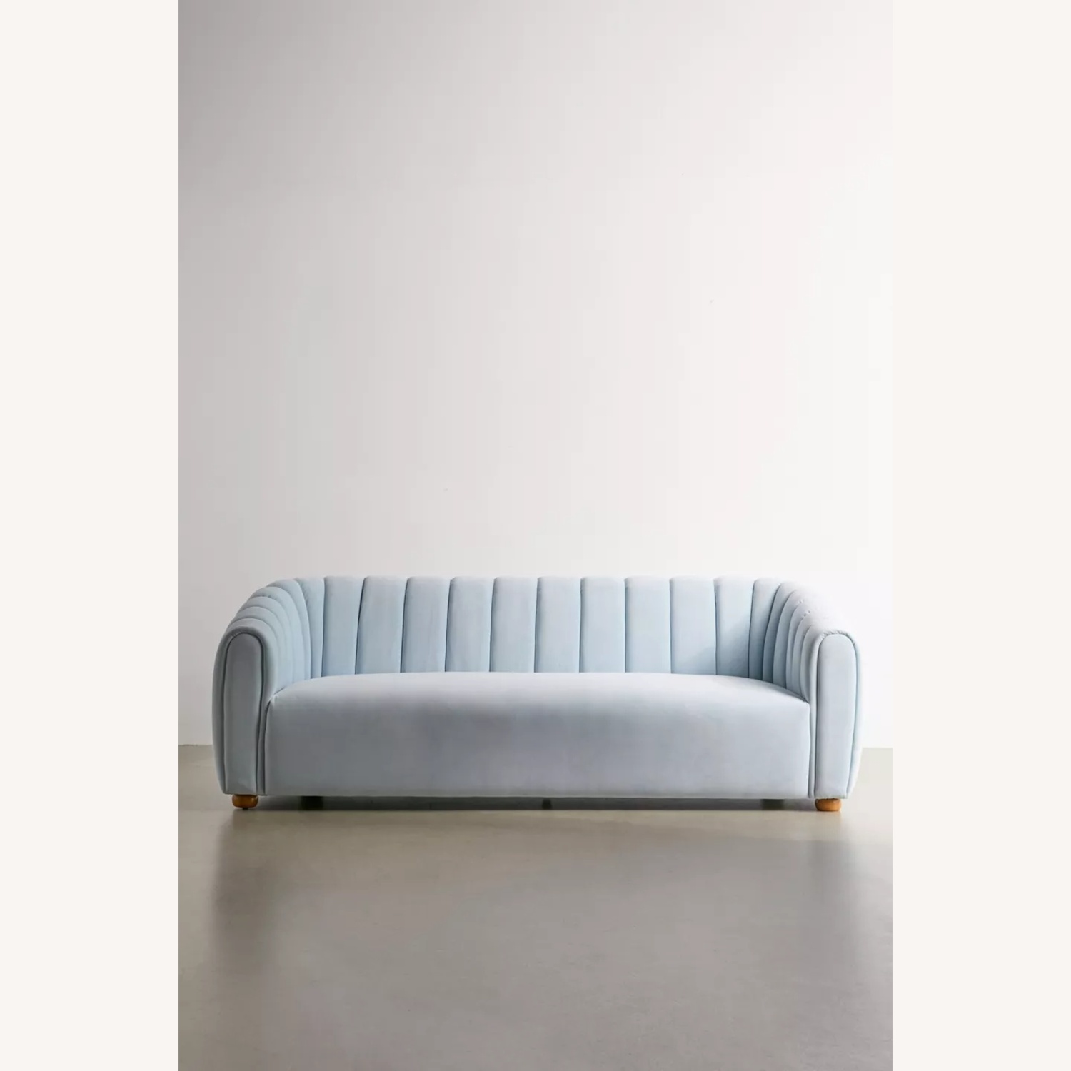 Urban Outfitters Juliette Blue Sofa - image-5