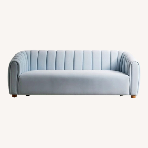 Used Urban Outfitters Juliette Blue Sofa for sale on AptDeco