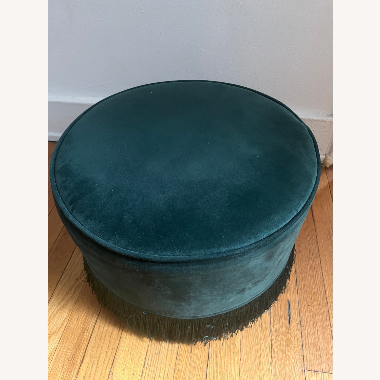Target Green Velvet Ottoman - image-2