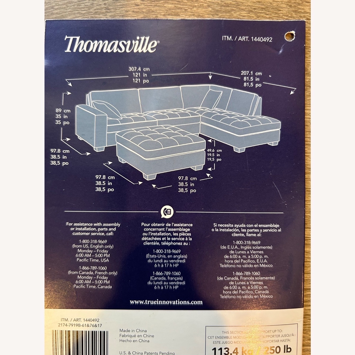 Thomasville Furniture 3+ Piece Sectional - image-9