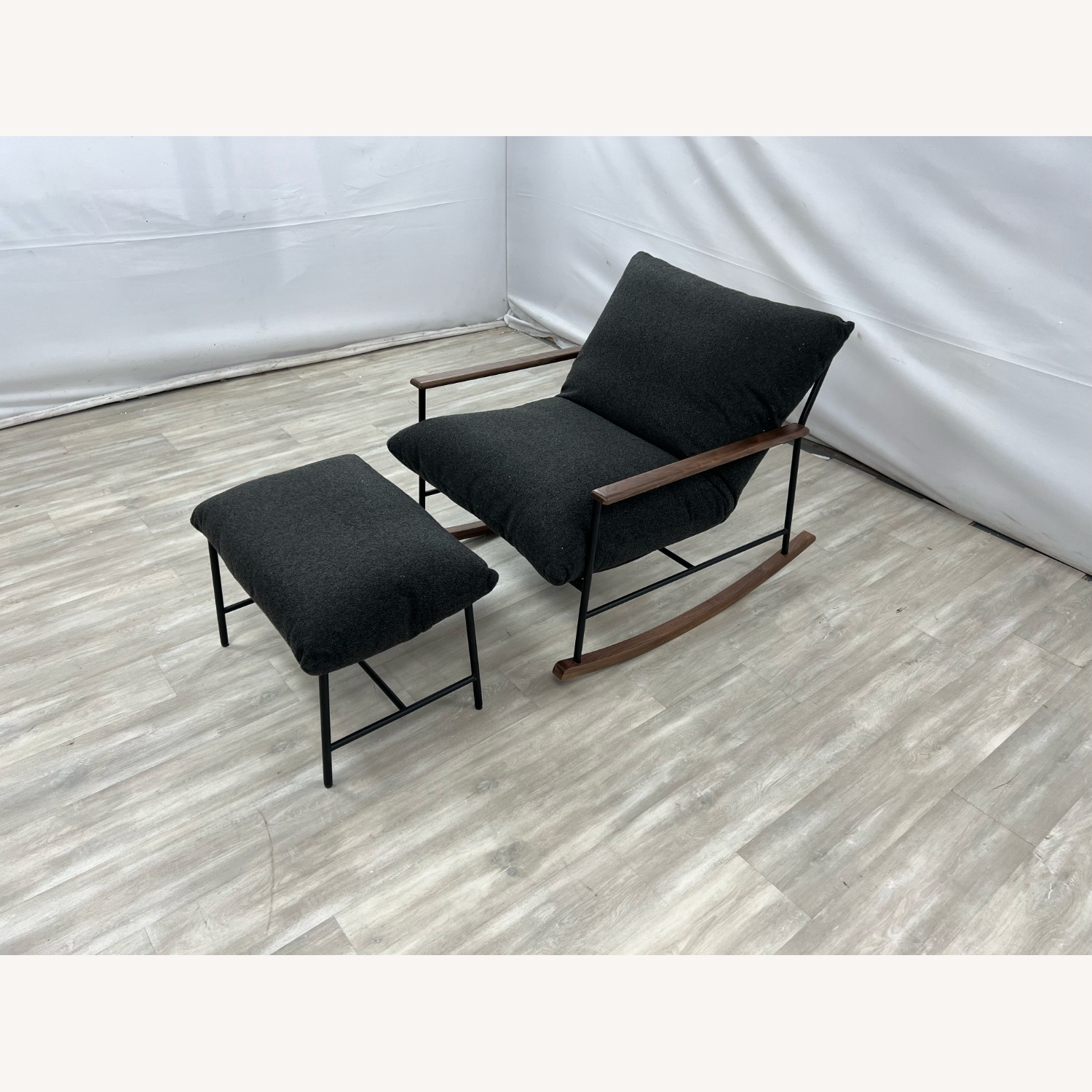 Denver Modern Indoor Vail Rocker and Ottoman - image-2