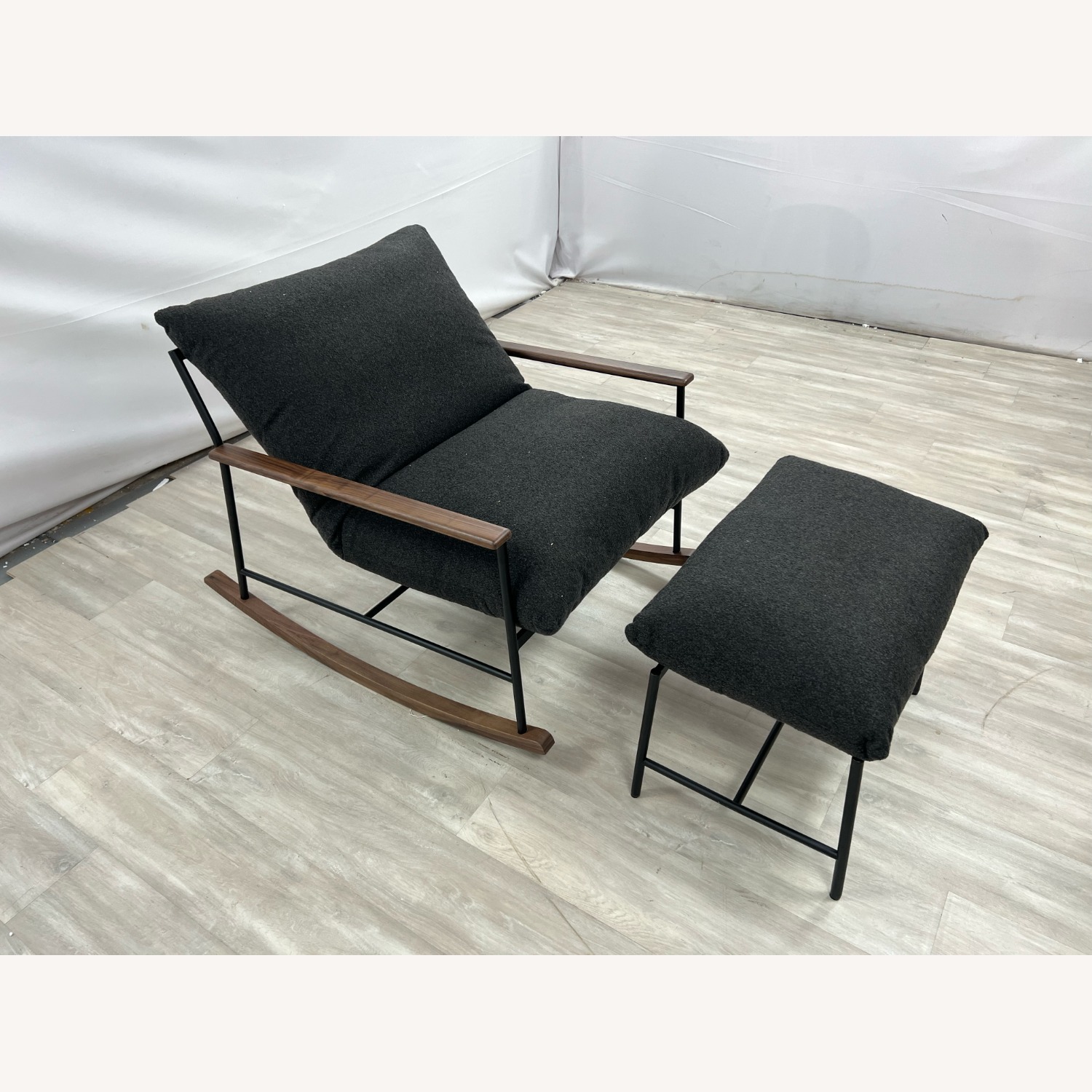 Denver Modern Indoor Vail Rocker and Ottoman - image-3