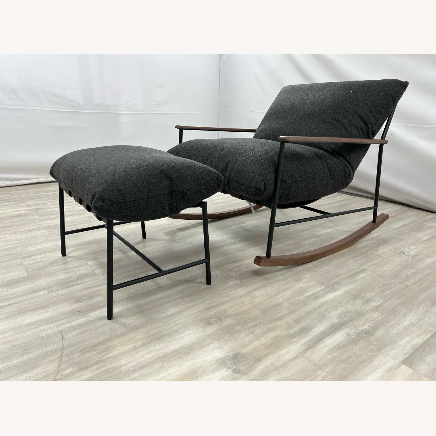 Denver Modern Indoor Vail Rocker and Ottoman - image-5