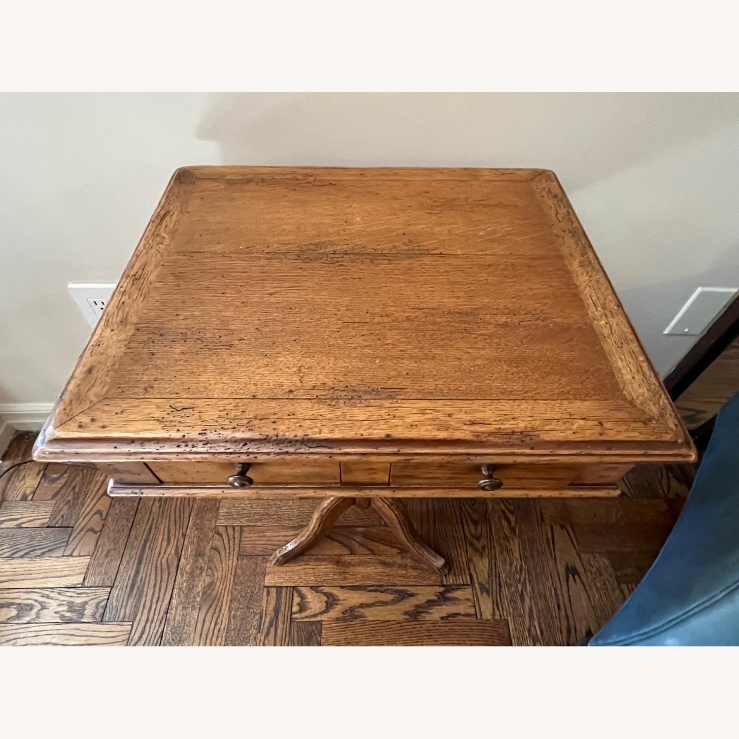 End Table Made In France Wood Side Table - image-2