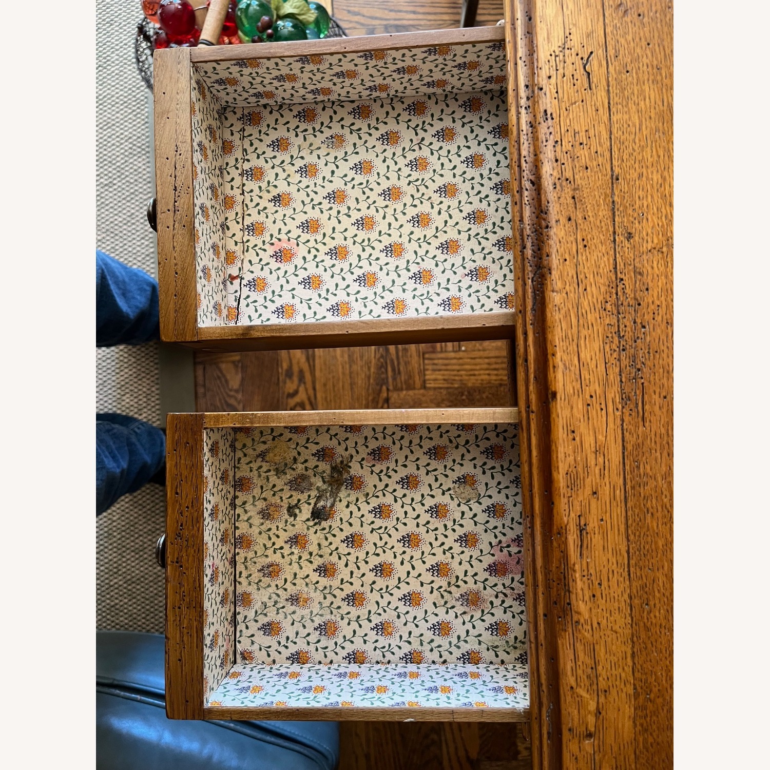 End Table Made In France Wood Side Table - image-4