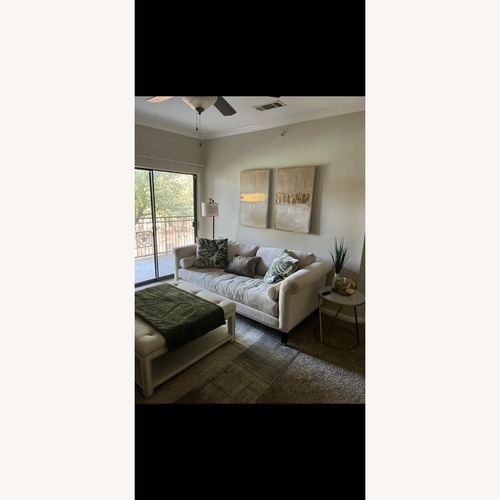 Used Couch and Ottoman  for sale on AptDeco