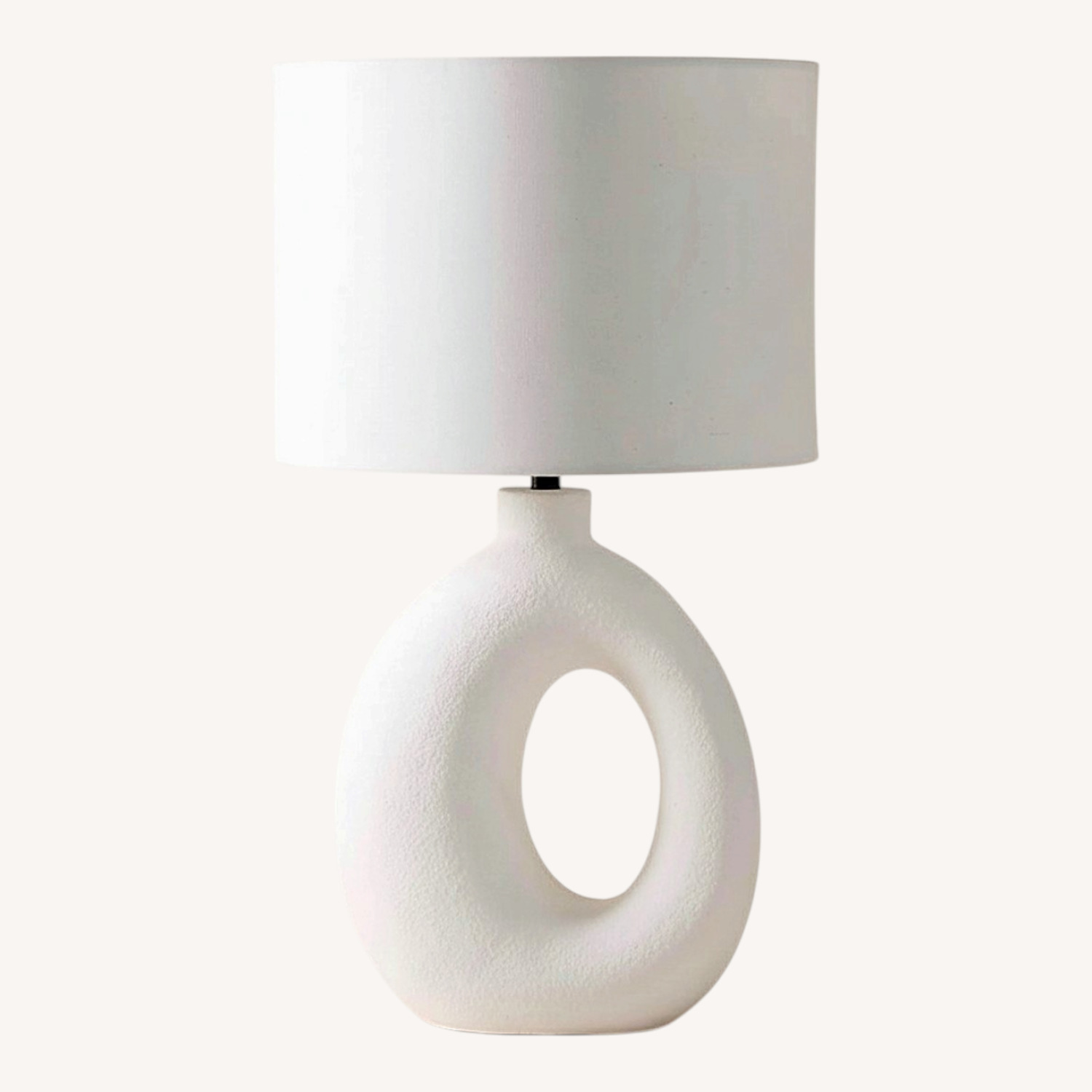 CB2 Algarve White Ceramic Table Lamps - image-0